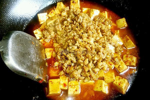 麻婆豆腐的做法图解12