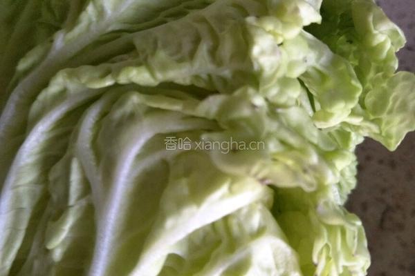 蟹味南瓜白菜小炒的做法图解3
