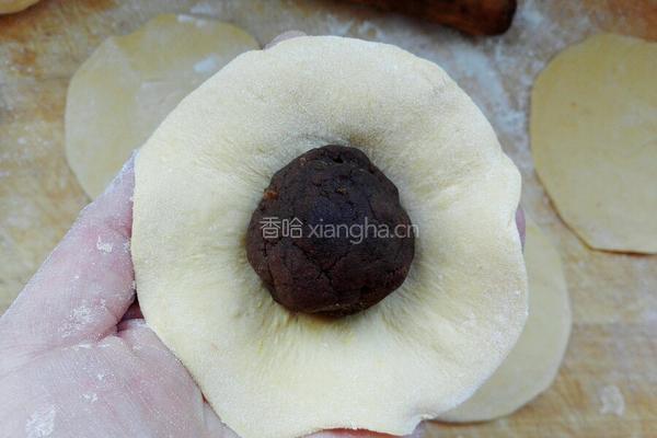 南瓜豆沙包的做法图解8