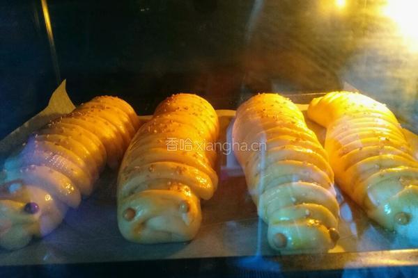 毛毛虫面包的做法图解13