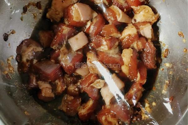 小米蒸肉的做法图解4