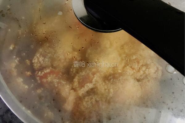小米蒸肉的做法图解7