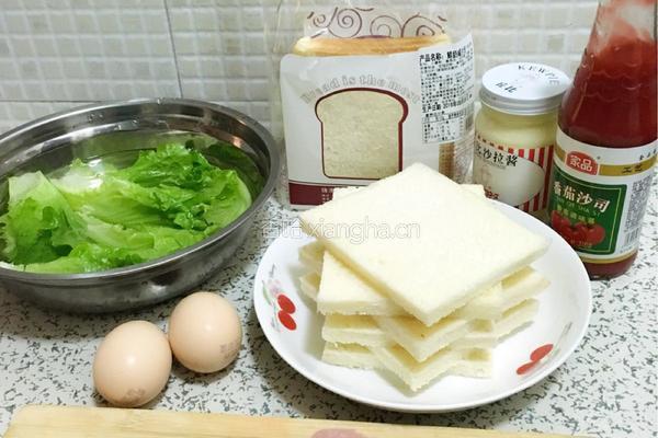 三明治的做法图解1