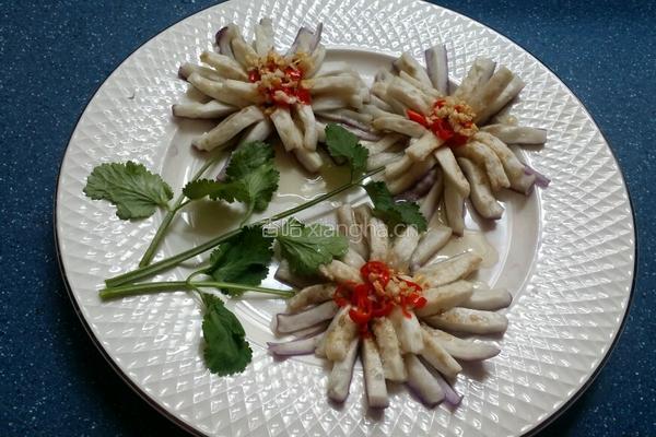 菊花茄子的做法图解4