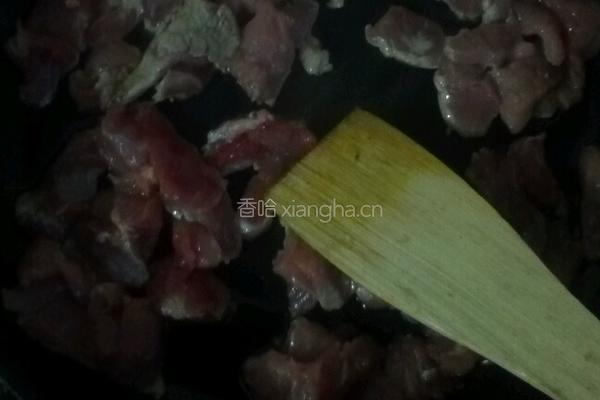 孜然肉片的做法图解4