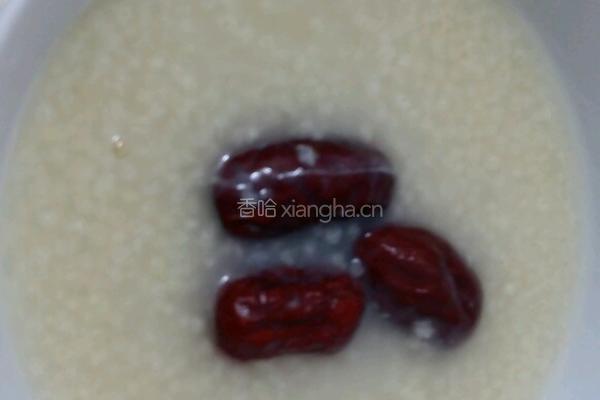 小米红枣粥