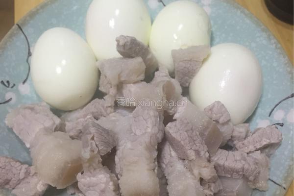 红烧肉焖蛋的做法图解4