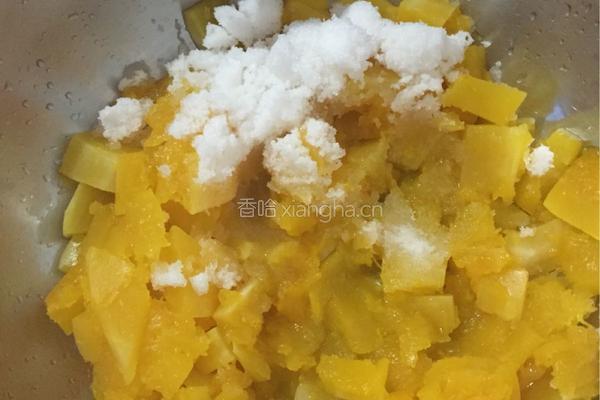 芝士焗南瓜的做法图解2