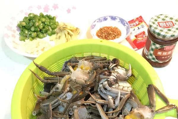炒辣蟹的做法图解1