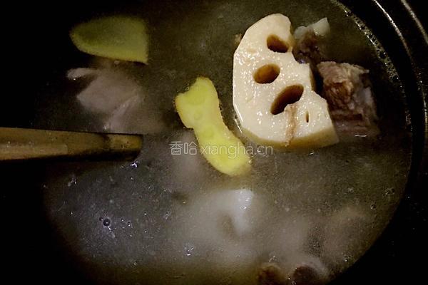 胡萝卜莲藕排骨汤的做法图解7