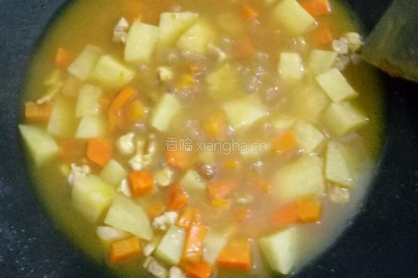 咖喱鸡肉饭的做法图解3