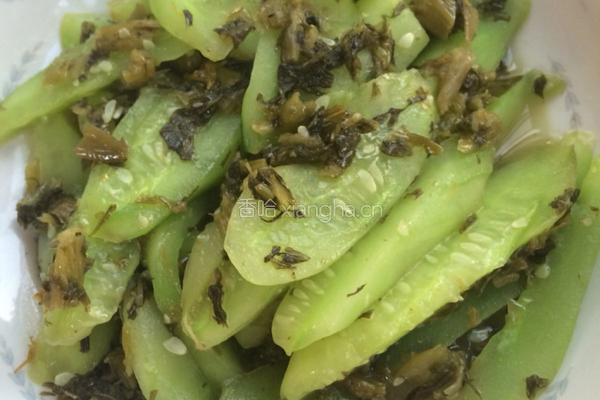 雪菜黄瓜的做法图解4