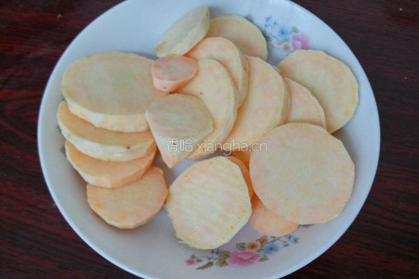 红薯糯米饼的做法图解1