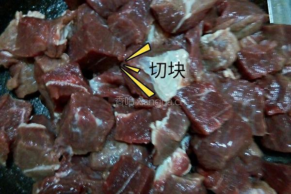 萝卜牛肉的做法图解1