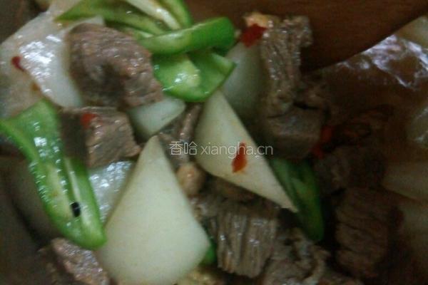 萝卜牛肉的做法图解5