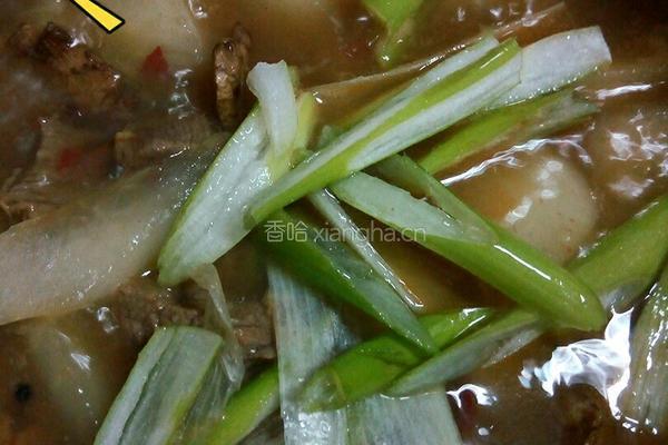 萝卜牛肉的做法图解6