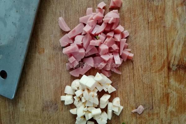 咖喱香菇蛋炒饭的做法图解8