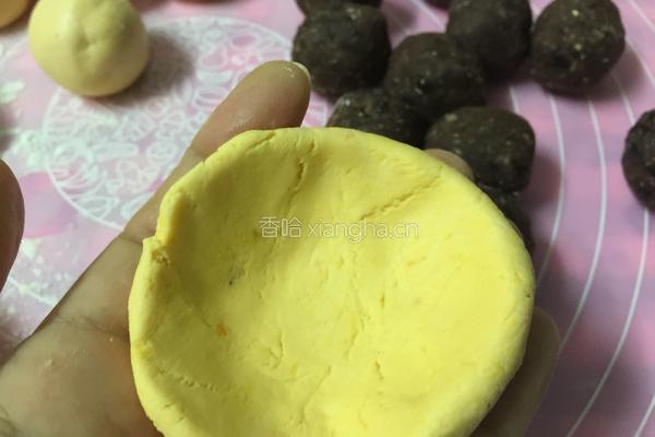 绿豆泥南瓜饼的做法图解8