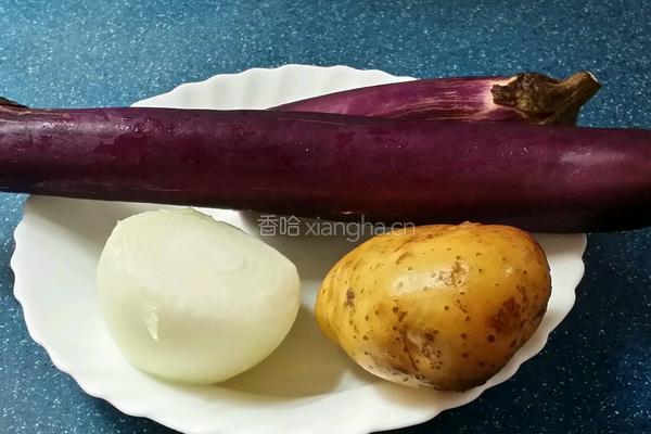 薯蓉釀茄子的做法图解1