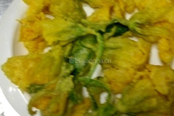 香酥南瓜花的做法图解9
