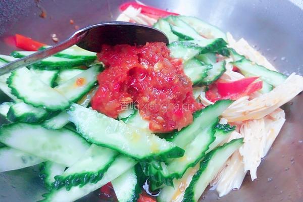红油腐竹的做法图解11