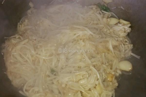 青椒金针菇的做法图解3