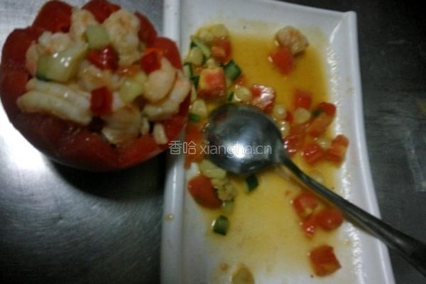 蕃茄虾球的做法图解15