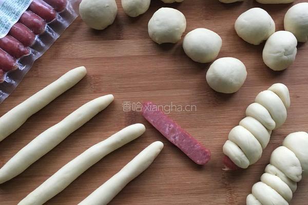 火腿面包的做法图解3