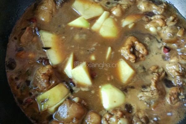 土豆豆角炖鸡块的做法图解6