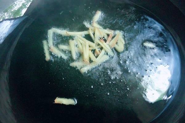 鸡蛋炒大葱的做法图解3