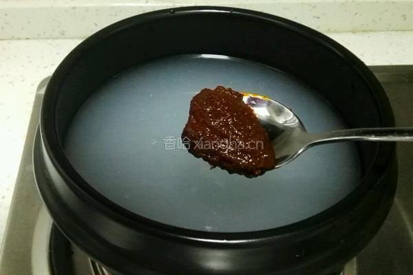大酱汤的做法图解2