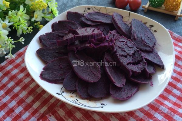 紫薯开屏的做法图解5