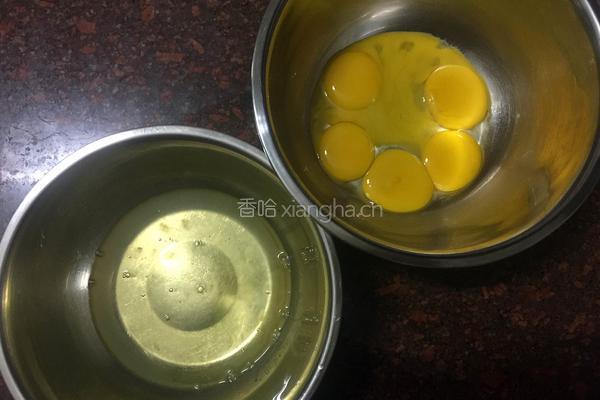 抹茶戚风蛋糕～八寸的做法图解2