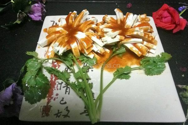 菊花豆腐的做法图解14
