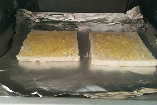 蒜香面包片的做法图解5