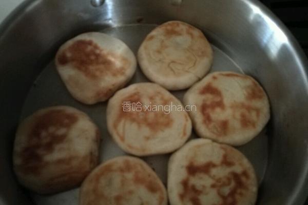 葡萄籽油颗粒花生酱烧饼的做法图解8