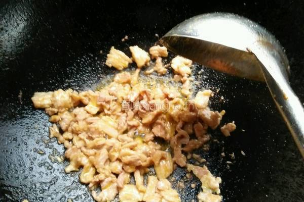香干炒肉的做法图解3