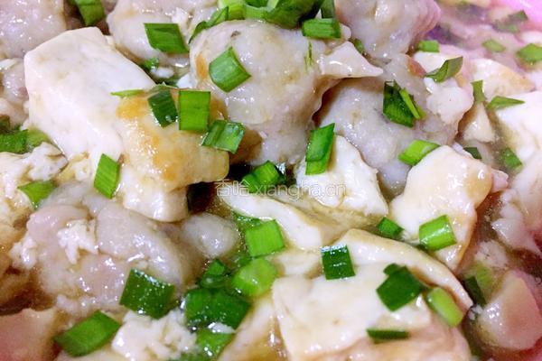 肉丸子豆腐的做法图解6