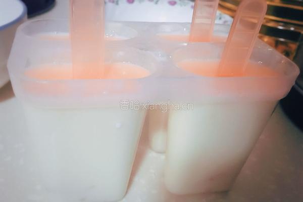 蜂蜜柚子牛奶冰棒的做法图解8