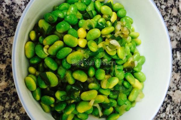 辣椒炒毛豆的做法图解9