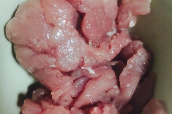 雪菜肉丝的做法图解1