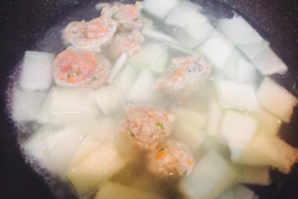 冬瓜肉丸汤的做法图解5