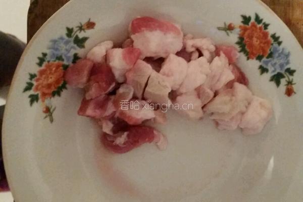 肉炒紫豆角的做法图解4