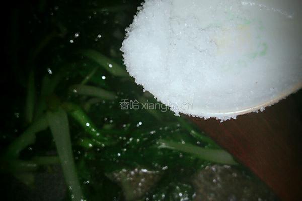 清炒小白菜的做法图解4