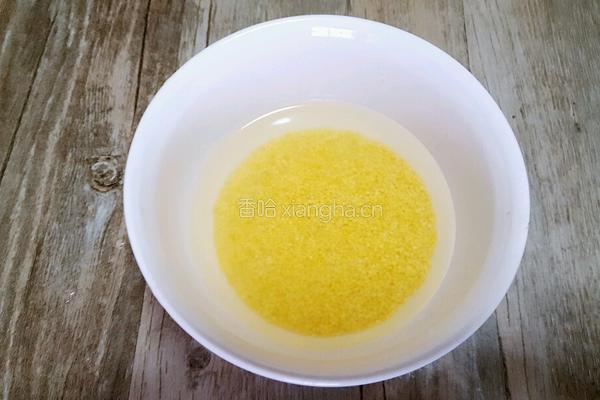 小米山药栗子粥的做法图解2