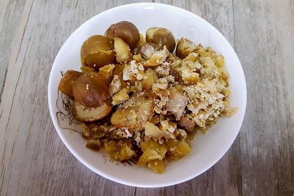 小米山药栗子粥的做法图解5