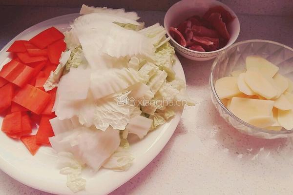 炒三片的做法图解2
