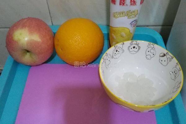 香橙苹果汁的做法图解1