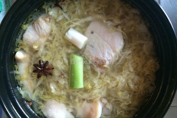 酸菜炖排骨的做法图解5