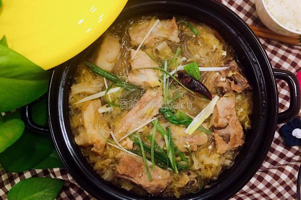 酸菜炖排骨的做法图解8